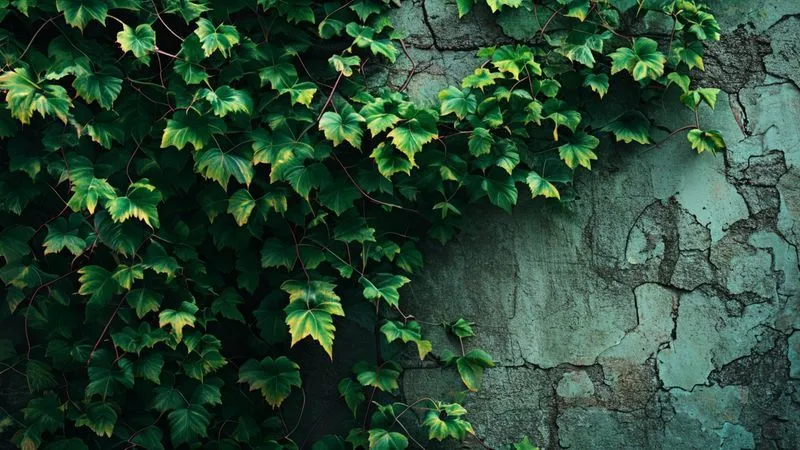 A photorealistic image of a dense, intricate green vine growing over a crumbling ancient wall, with some sections of the vine having vibrant, artificial-looking green leaves mixed with natural ones, symbolizing the intertwining of genuine and fake 'green' claims. Professional photography, 8K, cinematic lighting, sharp focus on the contrast of leaves, depth of field blurring the background, shot on a high-end DSLR. The mood is one of subtle deception. A photorealistic image of a dense, intricate green vine growing over a crumbling ancient wall, with some sections of the vine having vibrant, artificial-looking green leaves mixed with natural ones, symbolizing the intertwining of genuine and fake 'green' claims. Professional photography, 8K, cinematic lighting, sharp focus on the contrast of leaves, depth of field blurring the background, shot on a high-end DSLR. The mood is one of subtle deception.