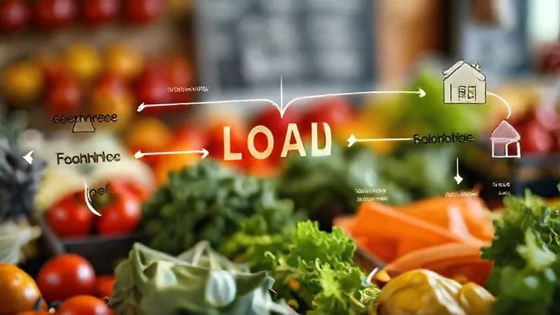A photorealistic, professional photography, 8K, cinematic lighting, sharp focus, depth of field, shot on a high-end DSLR of a complex yet clear infographic depicting a local food supply chain. Arrows show money flow from consumer to farmer, then to local suppliers (seeds, tools, labor), and back into the community, with a few small 'leakage' points highlighted to show where money might exit the local economy. The overall tone is hopeful and educational, with vibrant colors representing fresh produce and thriving local businesses. A photorealistic, professional photography, 8K, cinematic lighting, sharp focus, depth of field, shot on a high-end DSLR of a complex yet clear infographic depicting a local food supply chain. Arrows show money flow from consumer to farmer, then to local suppliers (seeds, tools, labor), and back into the community, with a few small 'leakage' points highlighted to show where money might exit the local economy. The overall tone is hopeful and educational, with vibrant colors representing fresh produce and thriving local businesses.